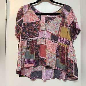Patchwork blouse